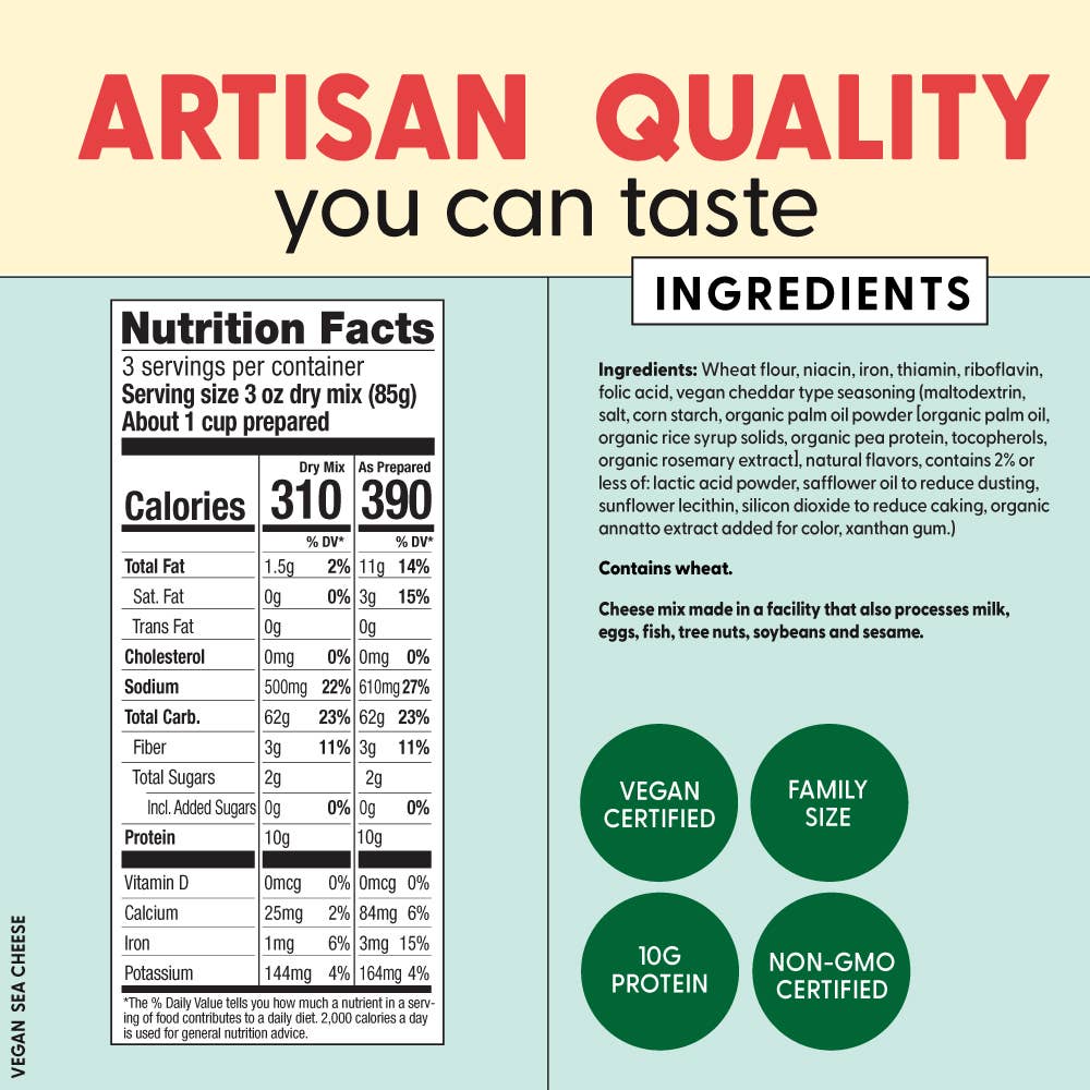 Vegan Under the Sea Mac and Cheese