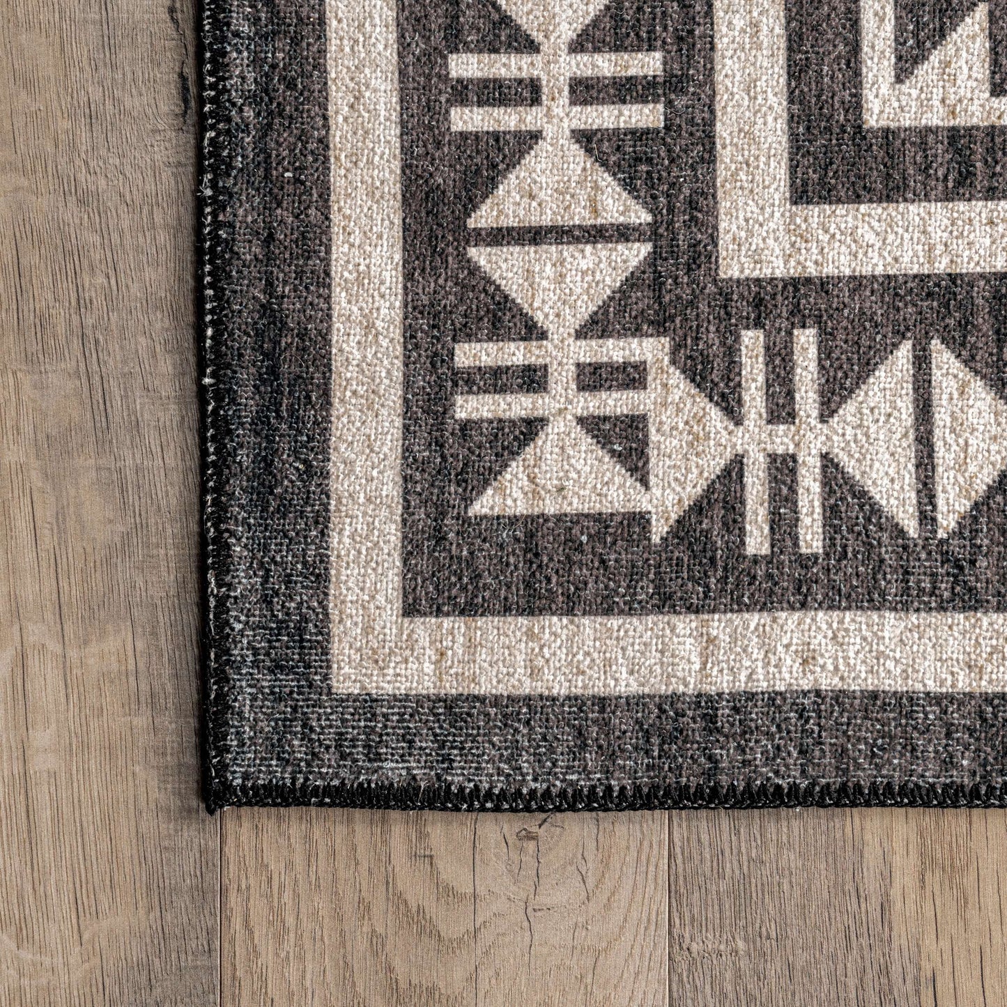 Leighton Machine Washable Southwestern Medallion Area Rug
