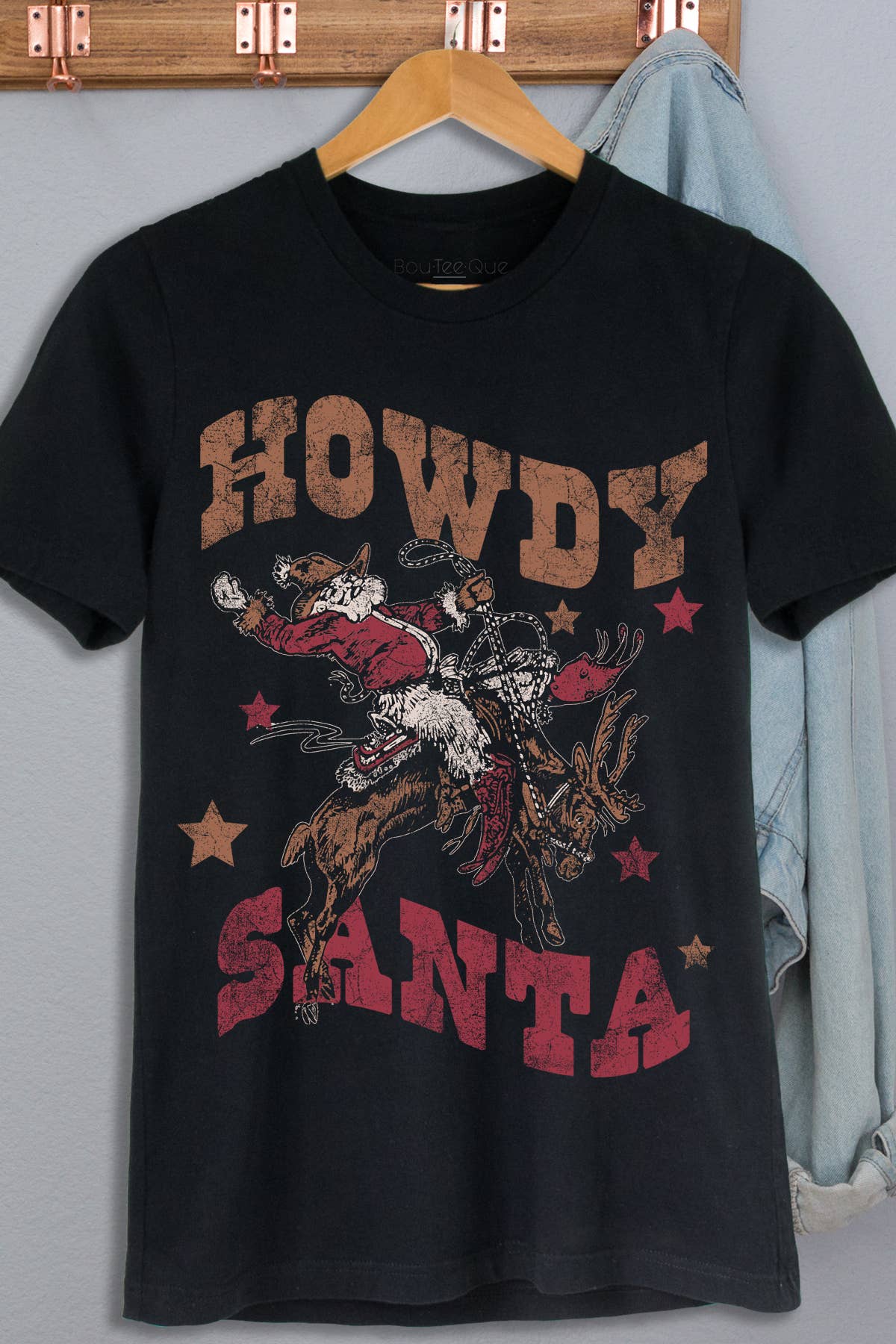 1214T - Cotton Jersey Relaxed Fit - Santa Cowboy