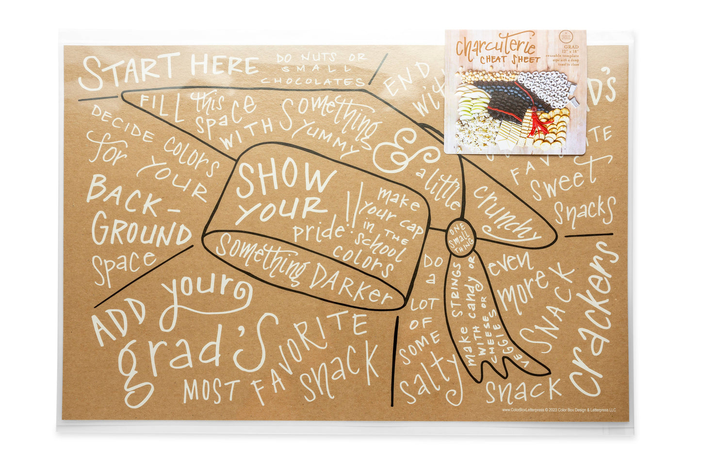 Charcuterie Cheat Sheet | Graduation Cap