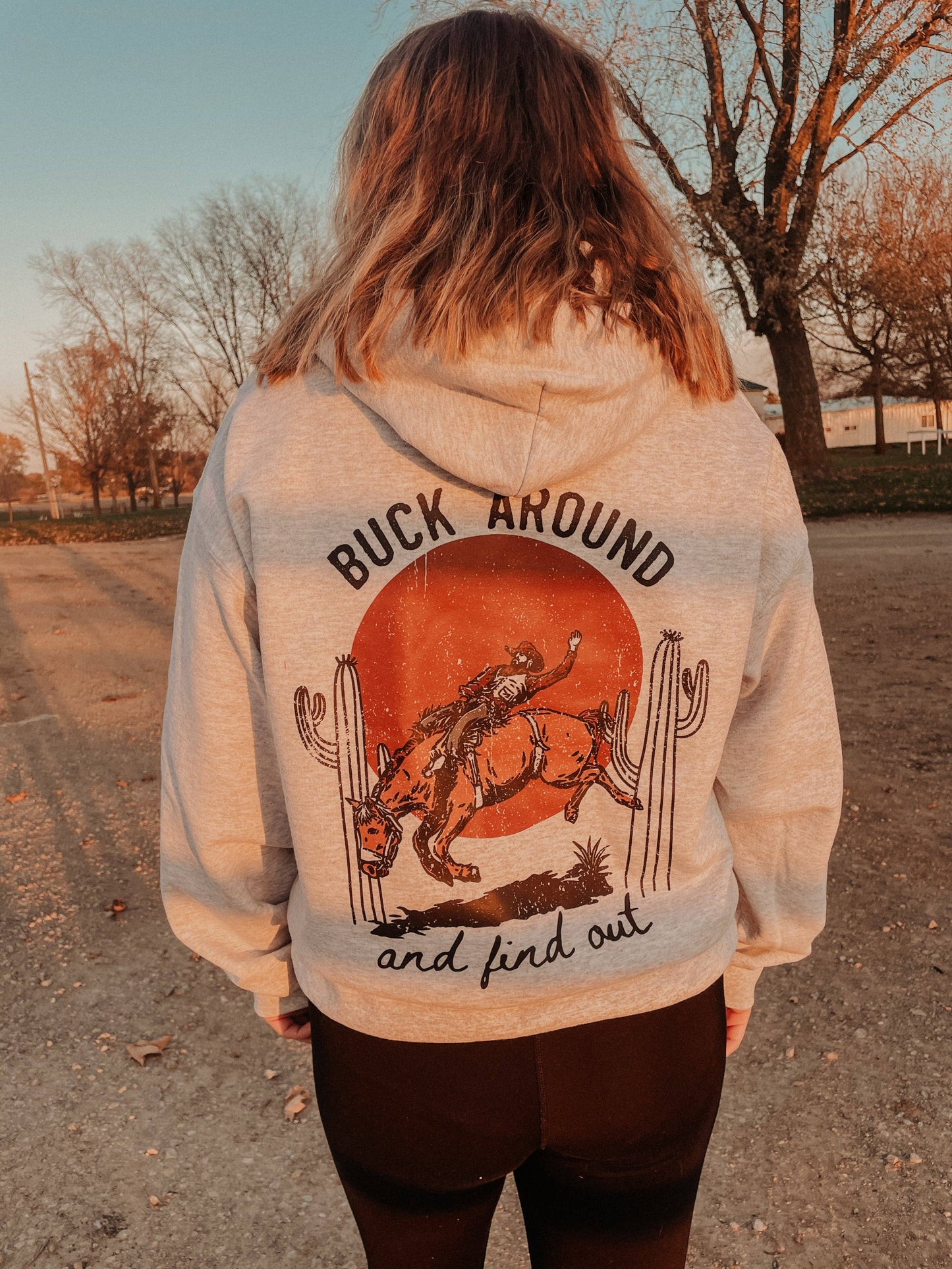 Buck Around and Find Out Western Hoodie