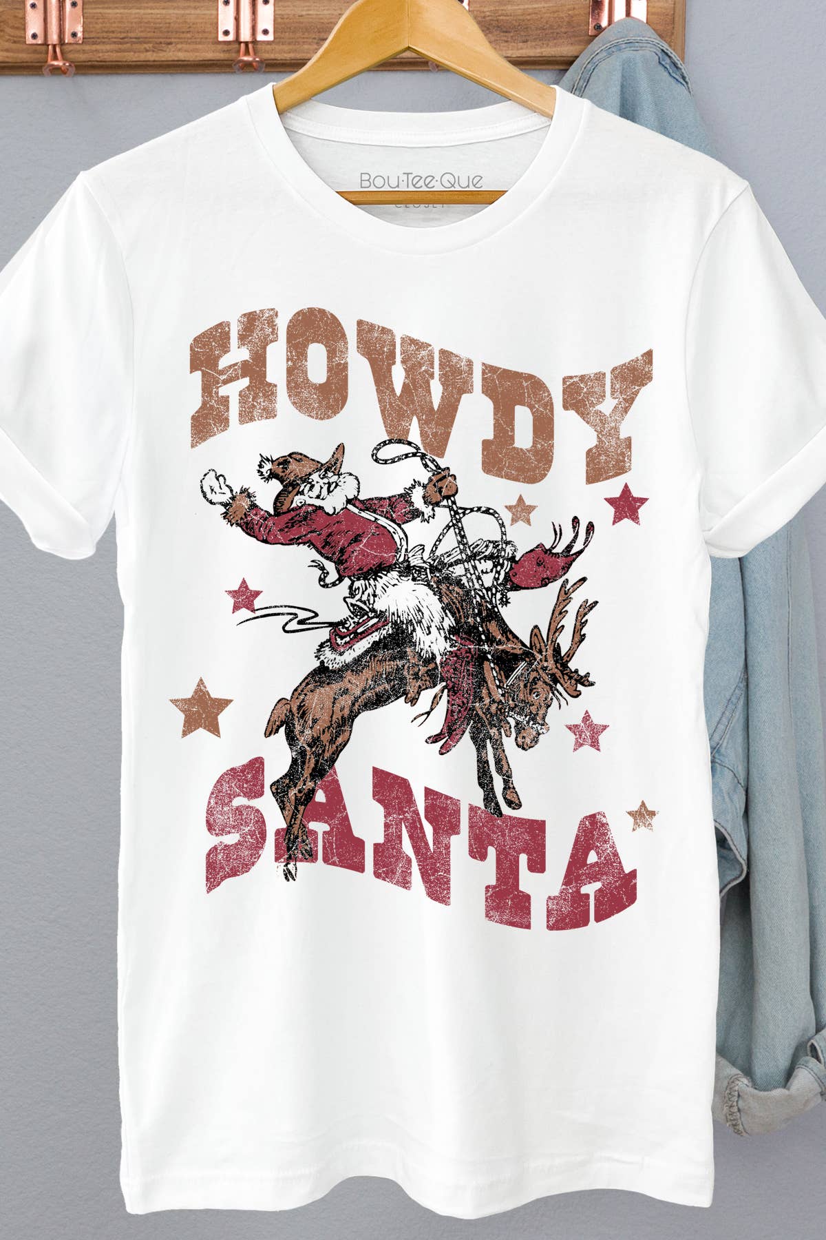 1214T - Cotton Jersey Relaxed Fit - Santa Cowboy