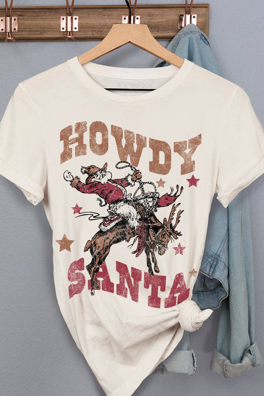 1214T - Cotton Jersey Relaxed Fit - Santa Cowboy